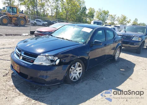2014 Dodge Avenger Se z USA, uszkodzony, nr VIN 1C3CDZAB1EN182957